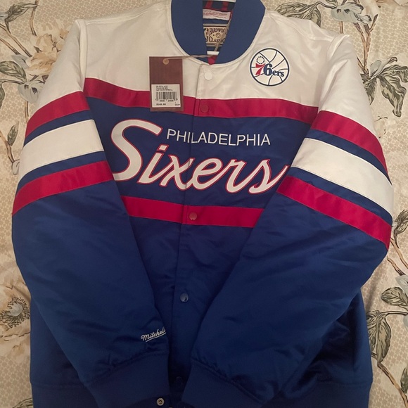 *BRAND NEW* Philadelphia 76ers Jacket. Men’s Size L - Picture 3 of 4